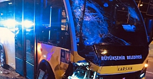 Yine Alkollü sürücü; hem de Belediye Toplu Taşım aracı sürücüsü ve 15 yaralı