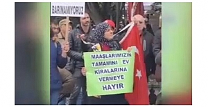 Astronomik kira fiyatları için protesto