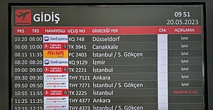 Gaziantep Havalimanında ‘bilinmeyen cisim’ nedeniyle uçuşlar iptal edildi