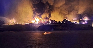 Tarsus'da korkutan yangın! TOMA'lar da yardıma gitti!