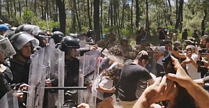 Akbelen'de beşinci gün: Kılıçdaroğlu'yla kesim alanına girmek isteyenlere biber gazı ve copla müdahale edildi