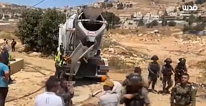 İsrail’den ‘aç bırakma’ taktiği:  Su kaynaklarına ve tarlalara beton döktüler