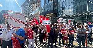 Tanju Özcan CHP Genel Merkezi önüne geldi