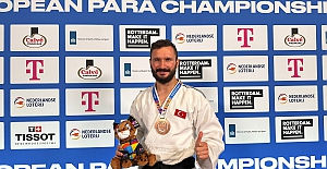 Görme engelli sporcumuz, Judo Şampiyonası’nda Avrupa üçüncüsü oldu