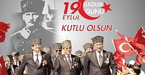 Vatan için canını esirgemeyen Gazilerimizin "GAZİLER GÜNÜ" kutlu olsun!