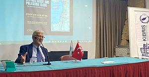 Prof. Dr. ATA ATUN, "Kıbrıs ve Filistin, Benzerlikleri ve Ayrılıkları" başlıklı konferansla gençleri aydınlattı