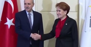 Meclis Başkanı Kurtulmuş, Akşener'i ziyaret etti