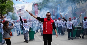 Yurdun dört bir yanında 1 Mayıs coşkusu: Yozgat'tan Batman'a, Sinop'tan Iğdır'a emekçiler meydanlarda