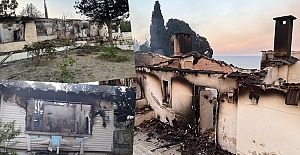 İzmir’de orman yangını sebebiyle tahliye edilen mahallede evler yandı, hasarın boyutu gün ağarınca ortaya çıktı!