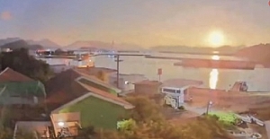 Japonya'da görülen devasa "Ateş Topu" geceyi gündüze çevirdi!