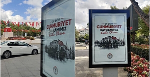 “Cumhuriyet” yazamadılar; tepki çeken afişler toplatıldı