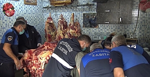 Yakalanmasa lokantalara gönderilecekmiş! 1 ton bozuk et böyle ele geçirildi