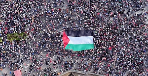 Yüzbinler katil İsrail'i protesto etti! 81 ilde "Özgürlüğe Yürüyoruz" çağrısı
