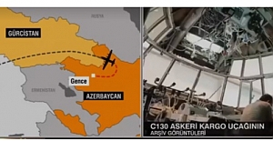 Türkiye'ye ait C130 kargo uçağı Gürcistan'da düştü! MSB: 20 personel vardı