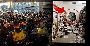 Almanya'da filmleri aratmayan banka...