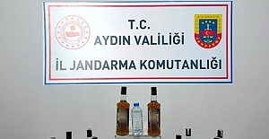 Aydın'ın Çine ilçesinde 6 ton sahte içki ele geçirildi