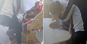 Bursa’daki bu okuldan skandal görüntüler! Otizmli öğrenciler sıralara bağlanarak ders işleniyor..