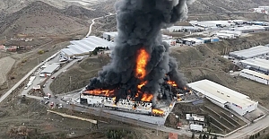 Kırıkkale'de kimya fabrikasında yangın