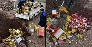 Halk sağlığını tehdit ettiği belirlenen toplam 465 kilogram ürün ele geçirildi