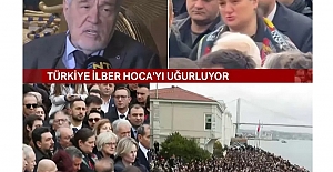 İlber Ortaylı'ya son veda. Fatih Camii Haziresi'ne defnedilecek