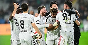 Beşiktaş, Gaziantep'te 3 puanı 2 golle aldı