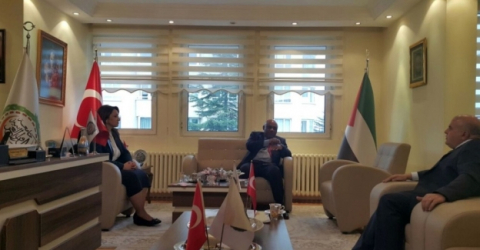 Kongo Büyükelçisi Tshidimba’dan SANKON’a ziyaret