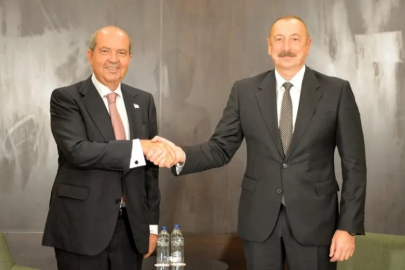 KKTC Cumhurbaşkanı Tatar'dan Azerbaycan Cumhurbaşkanı Aliyev'e teşekkür