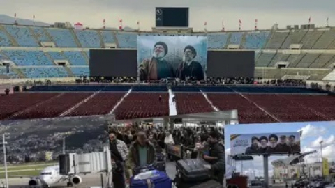 İran’da İsrail’in hava saldırısında öldürülen eski Hizbullah lideri Nasrallah’ın cenaze töreni hazırlıkları