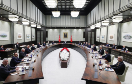 Bugün toplanan Kabine'nin gündemi "Terörsüz Türkiye, Orman Yangınları ve Suriye"