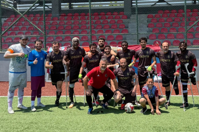 Trabzon Büyükşehir Ampute Futbol Takımı'ndan 10 gollü zafer