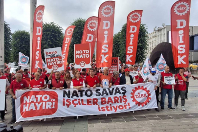 DİSK'ten NATO Zirvesi Protestosu: "Kaynaklar Savaşa Değil Barışa Ayrılsın!.."