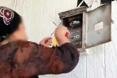 Şanlıurfa’da denetimde şaşırtan anlar... Ev kadını sayaçla nasıl oynadı
