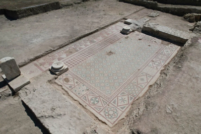Kastamonu Pompeiopolis Antik Kenti'nde 105 metrekarelik sıra dışı mozaik bulundu