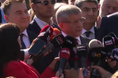 Davutoğlu’ndan ifade sonrası ilk açıklama: Türkiye’nin itibarı için..