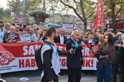 Türkiye Genelinde Basın Özgürlüğü Eylemleri: Bursa’da da Gazeteciler Meydanda