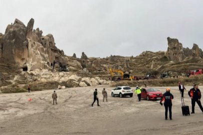 Kapadokya'da peribacası çöktü, üç kişi hayatını kaybetti